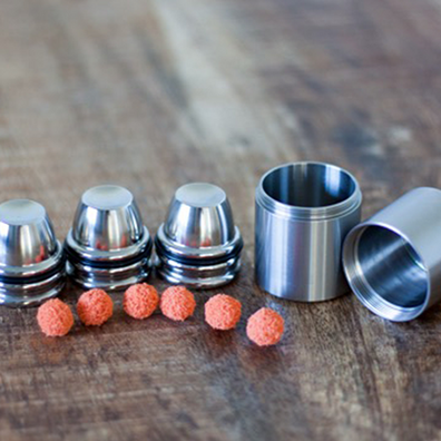 Micro Cups and balls (Gimmicks and Online  Instructions) by Leo Smetsers - Trick